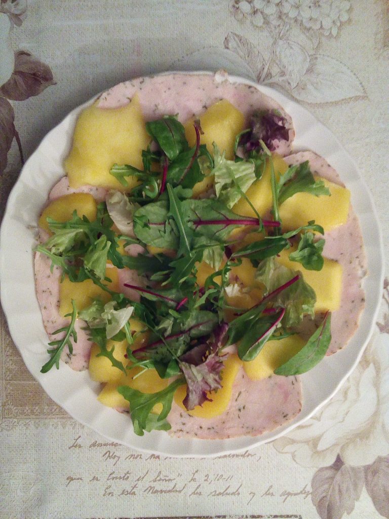 Mango Kipfilet Carpaccio